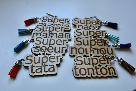 Porte clés "SUPER"