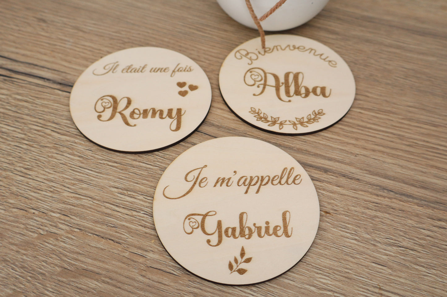 Carte naissance ronde