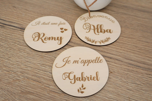 Carte naissance ronde