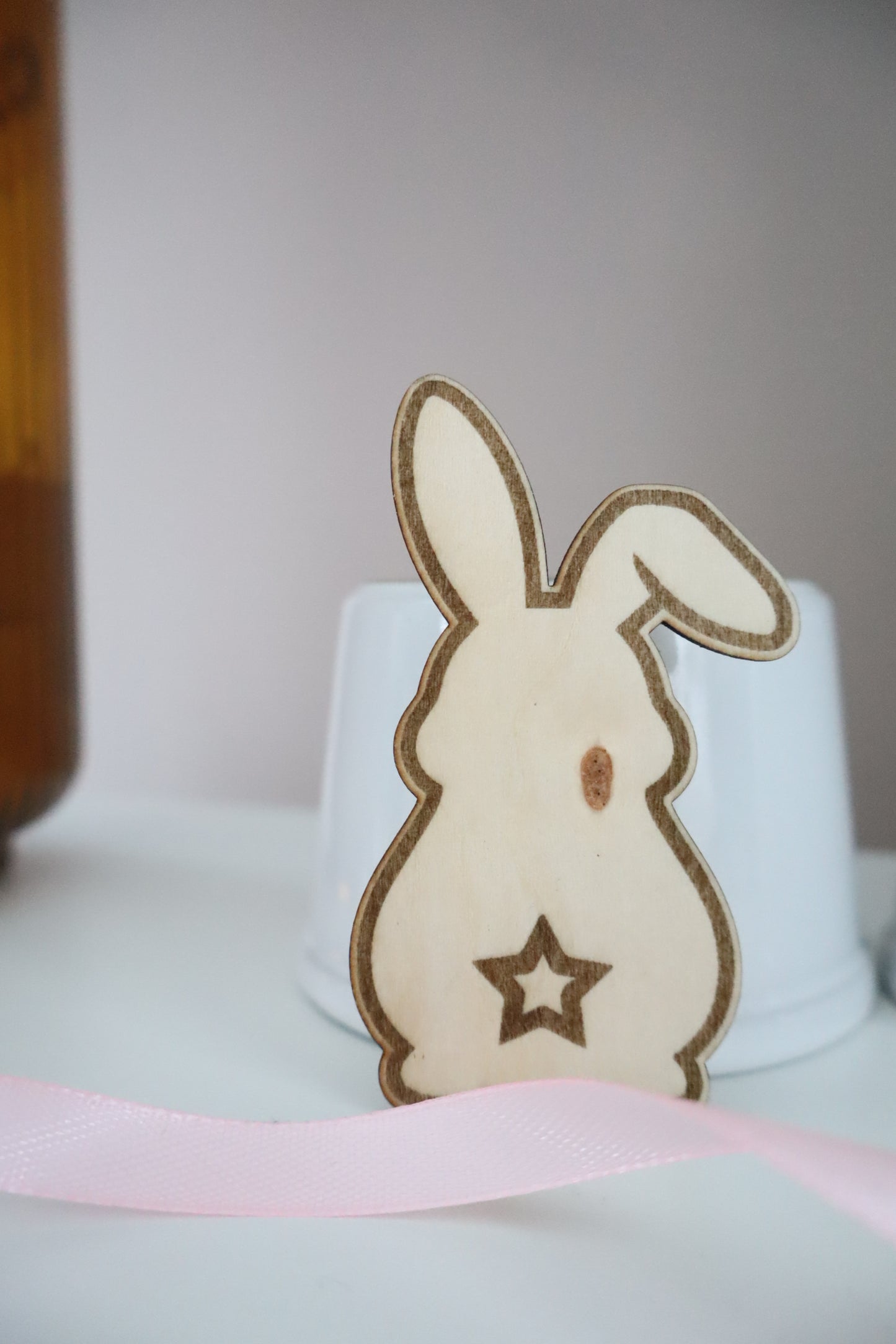 Etiquette panier lapin