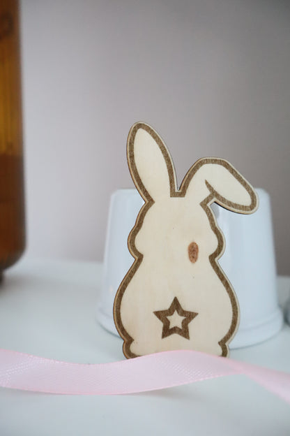 Etiquette panier lapin