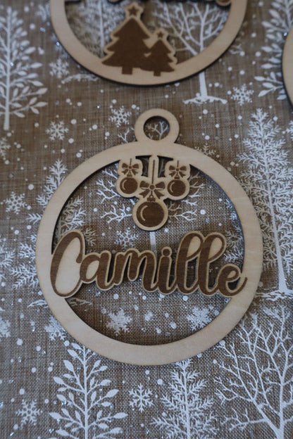 Boule de Noël prénom
