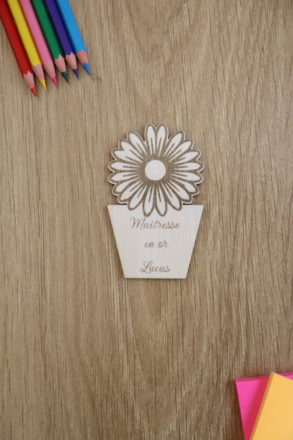 Magnet pot de fleurs