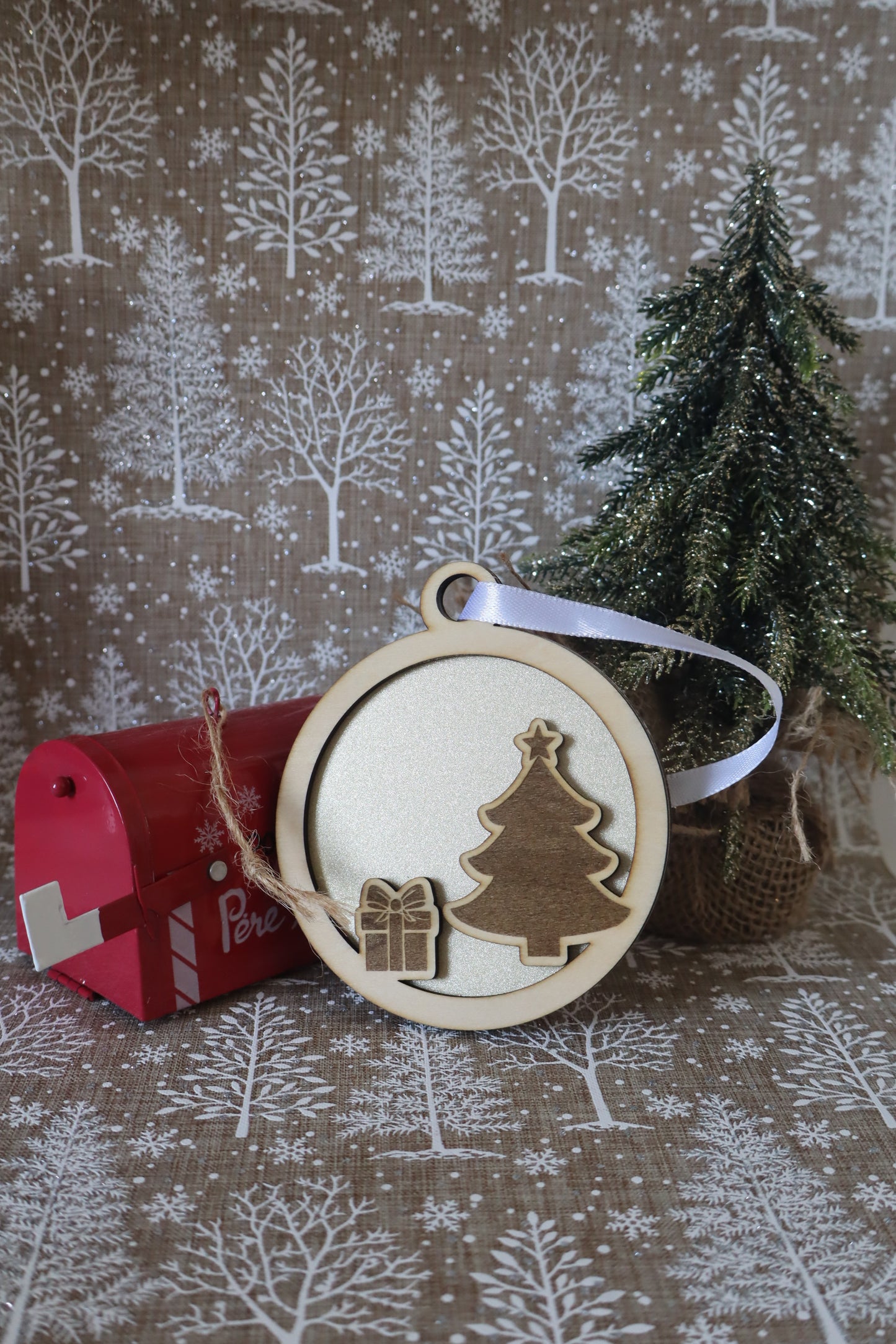 Boule de noël colorée