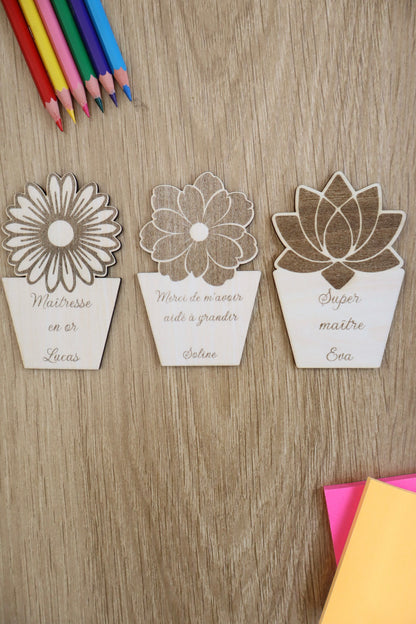Magnet pot de fleurs