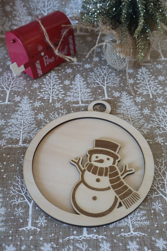 Boule bonhomme de neige