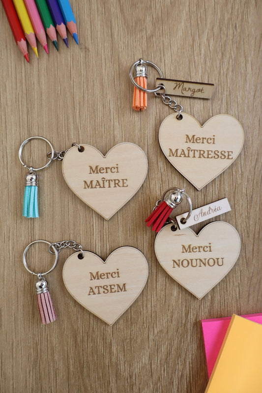 Porte clés "Merci"