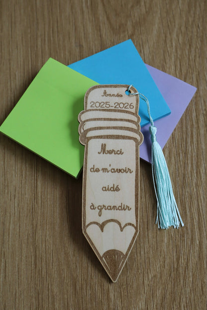 Marque page crayon