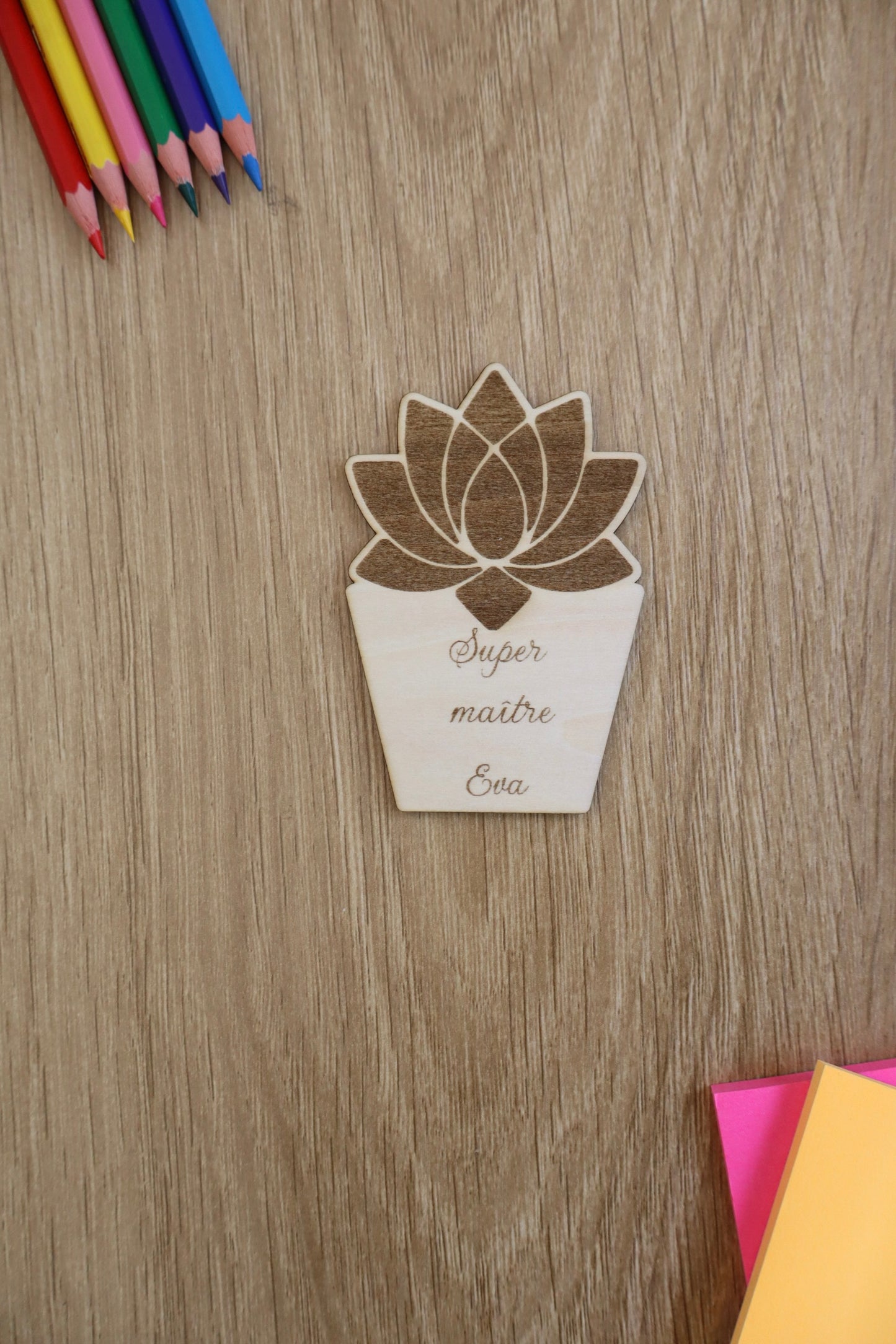 Magnet pot de fleurs