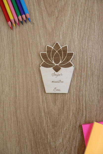 Magnet pot de fleurs
