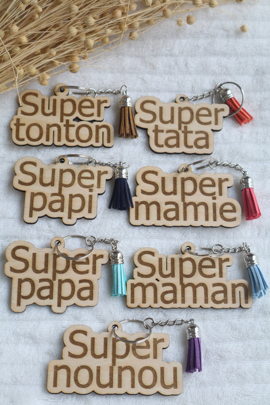 Porte clés "SUPER"