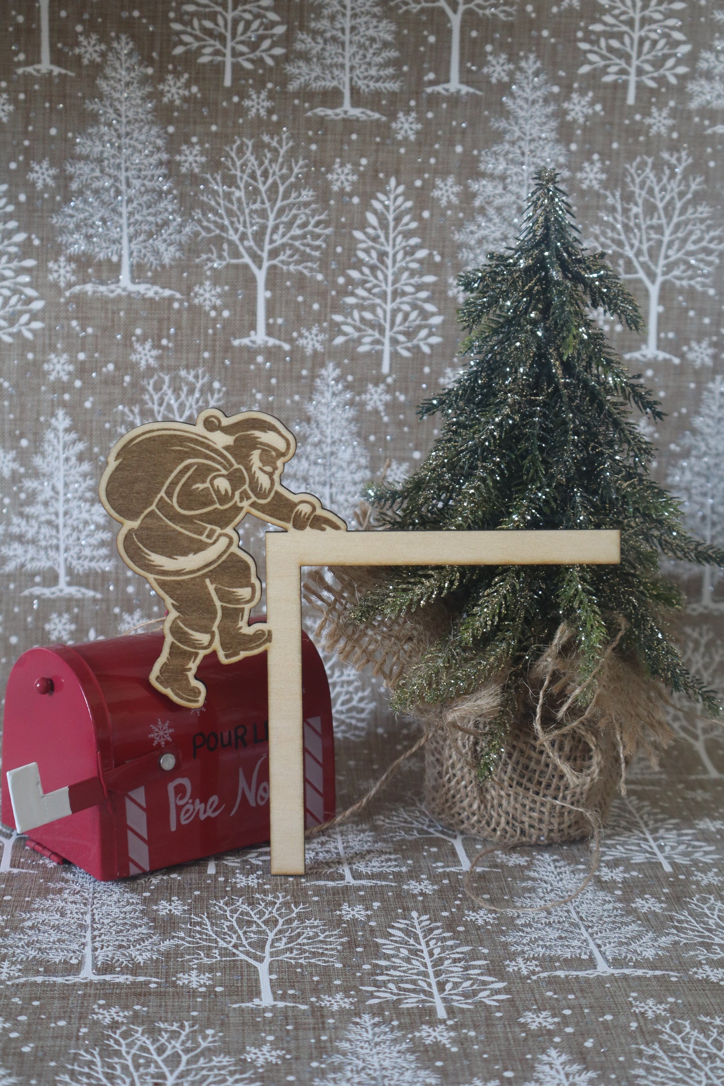 Décoration d'angles de porte Noël