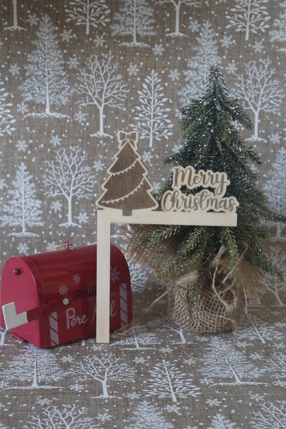 Décoration d'angles de porte Noël