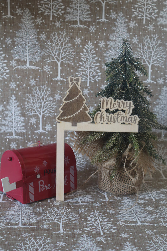 Décoration d'angles de porte Noël