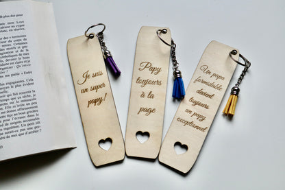 Marque page papy
